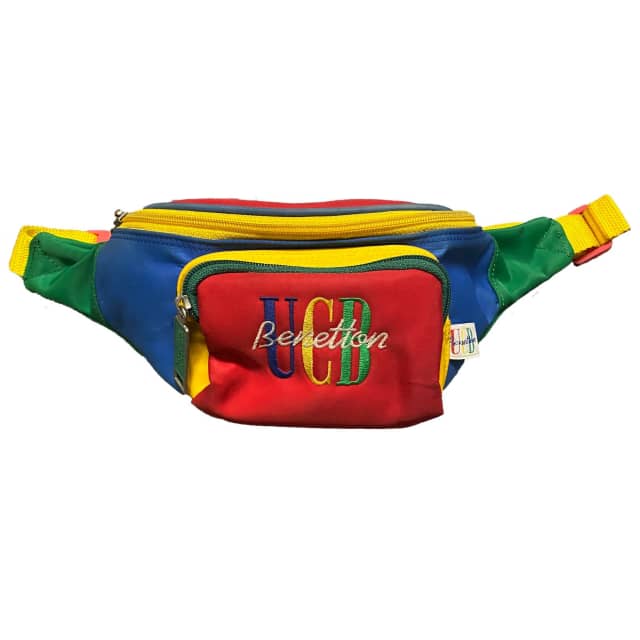 Vintage United Colors of Belt Bag Embroidered Logo. Bags