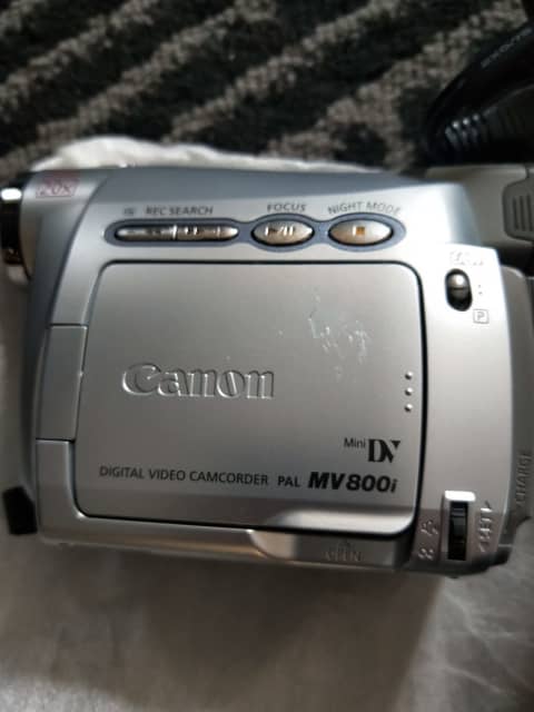 canon mv800i connect to pc