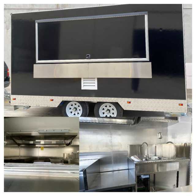 Hot SALE 4 meters food van food trailer cart truck caravan Trailers