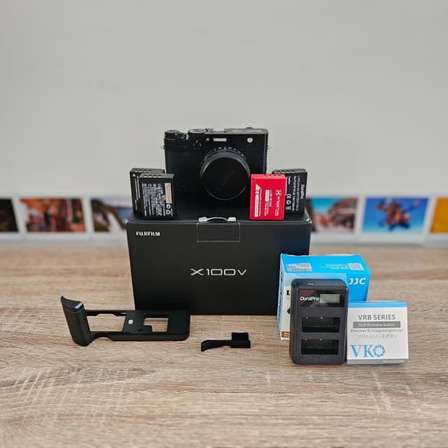 Fujifilm X100V Fuji Camera 23mm F2 Lens Lots of extras Digital Compact Cameras Gumtree