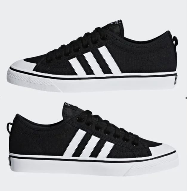 black adidas nizzas