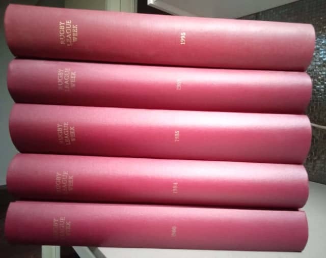 70s80s90s00s RUGBY LEAGUE WEEKFULL SEASONSPROFESSIONALLY BOUND from