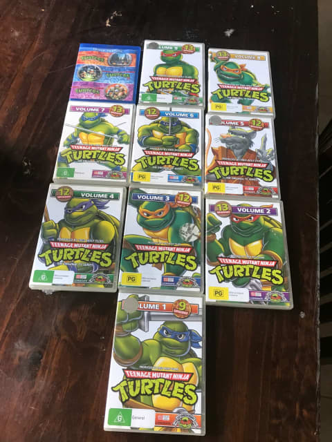 TMNT DVD VOLUME 1 - 9 (80S SERIES) PLUS 3 MOVIES BLU RAY | CDs & DVDs ...