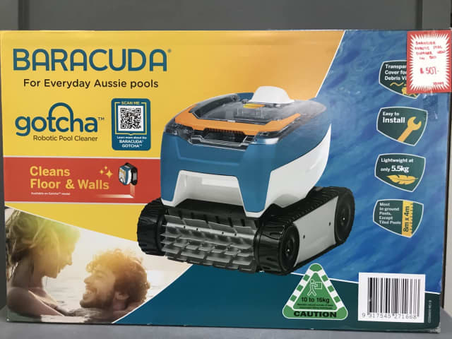 baracuda gotcha robotic floor and wall pool cleaner