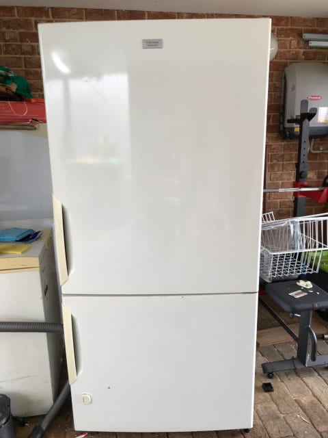 electrolux 430l upside down fridge