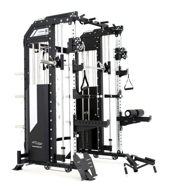 Functional Trainer/Smith Machine & Squat Rack Leg Press Jammer Arms