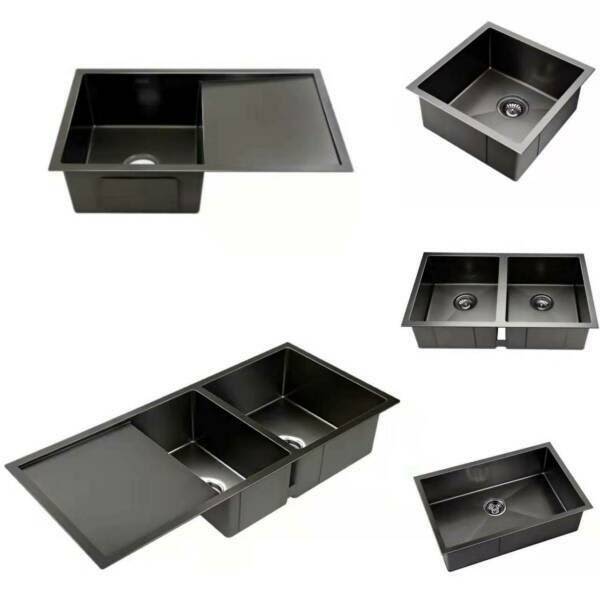 Kitchen Sink Stainless Steel Single Bowl Laundry TopUndermount