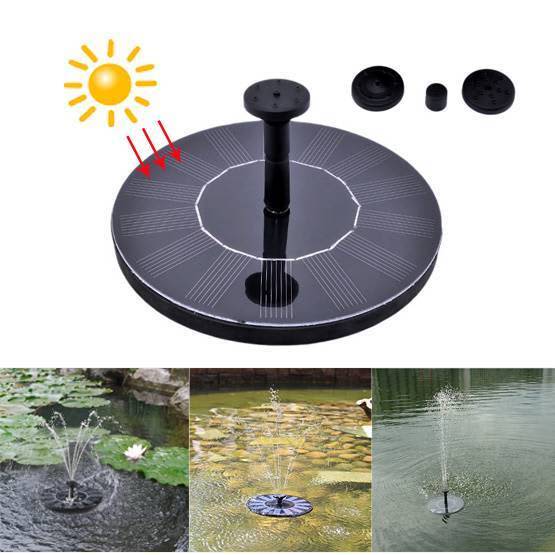 Outdoor Solar Pond Fountain Floating Water Fountain Decor Kit ...