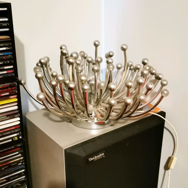 Vintage Italian Tetrarch lamp retro mid century atomic space age light