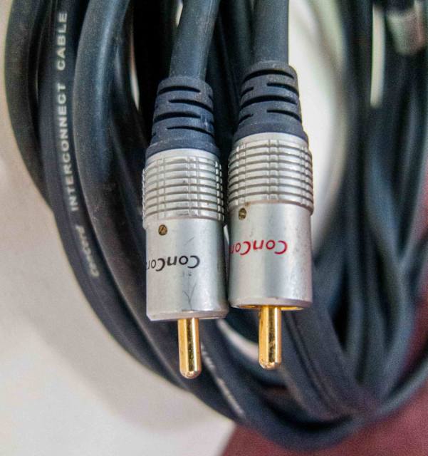 High End Audiophile Grade ConCord 5m RCA Interconnect Cable Other