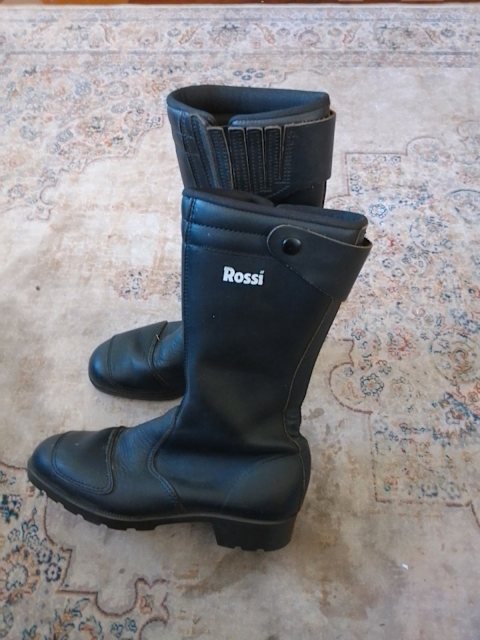 vintage rossi motocross boots