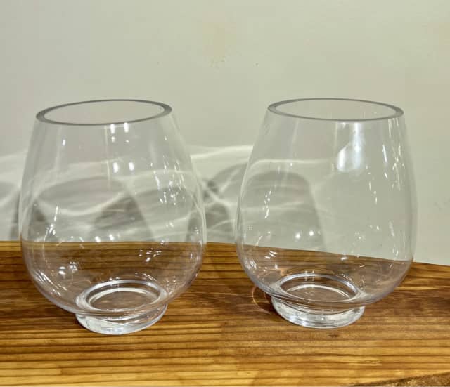 Set of 2 ‘brandy’ glasses terrarium planters. Price for 2. | Pots ...