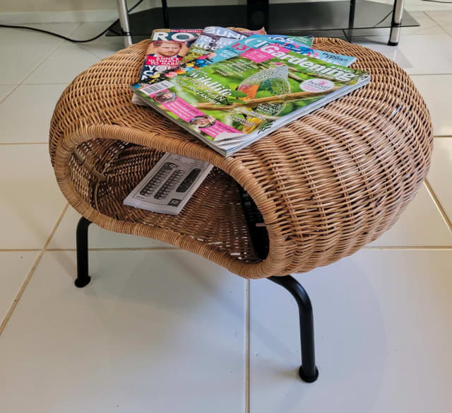WICKER CANE COFFEE TABLE and MAGAZINE RACK Other Furniture Gumtree