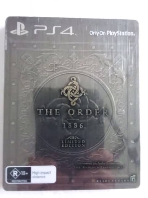 Preloved PS4 Game Limited Edition The Order 1886 Steelbook Editio ...