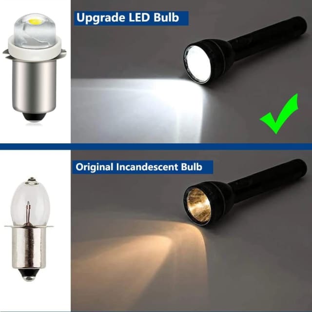 Maglite Torch LED Conversion Bulb 3 4 5 6 Cell 10 ea or 3 for 20