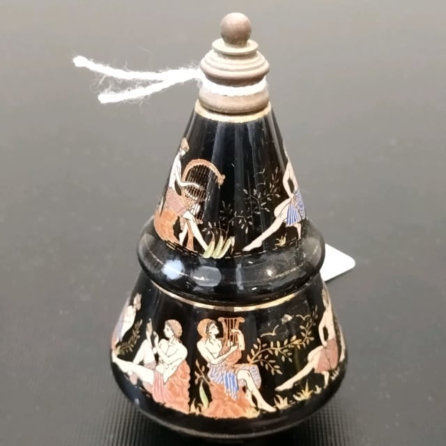 Vintage miniature ceramic greek perfume/scent bottle. Other Home