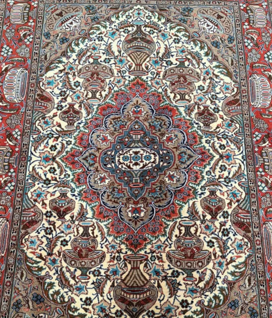 Full room size treasure design handmade Persian Kashmar rug 2.9x2m