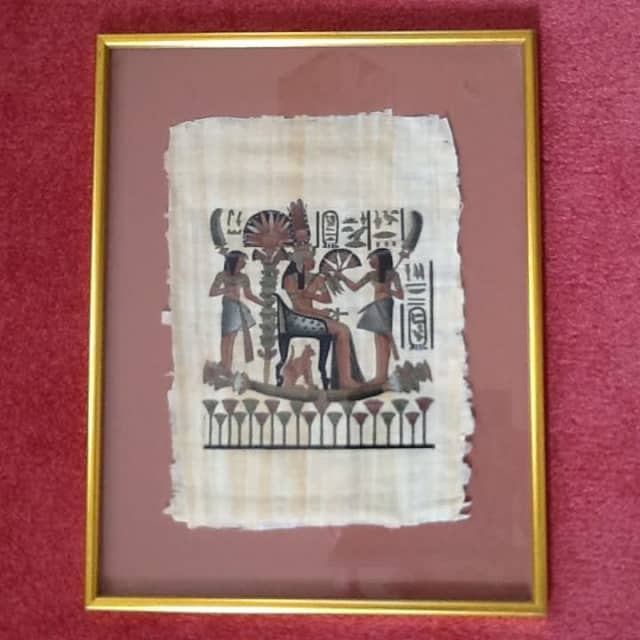 Egyptian Artwork on Cloth Framed Art Gumtree Australia Bowral Area