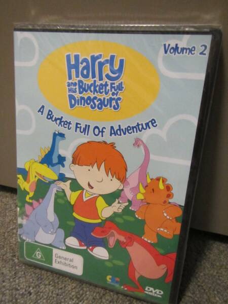 Harry bucket full dinosaurs DVD kids baby cartoon tv show | CDs & DVDs ...