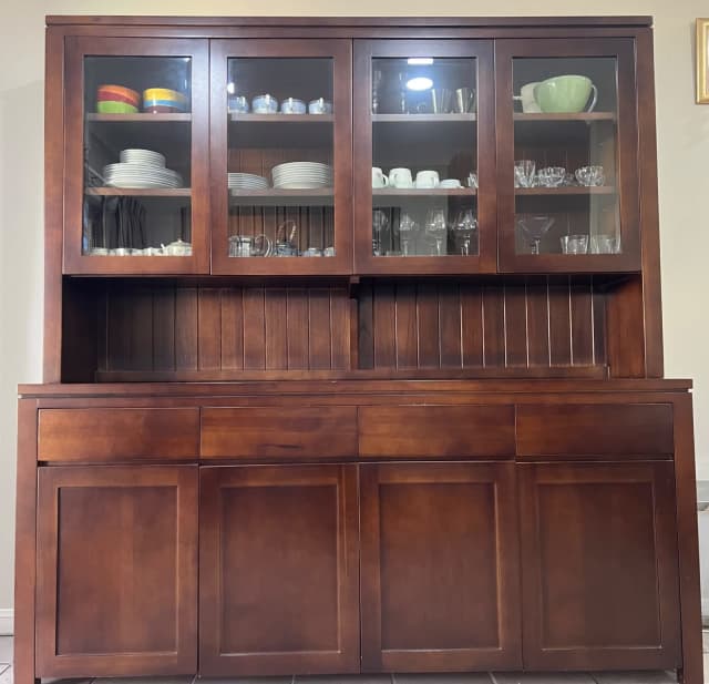 Wooden Buffet and Hutch Wall Unit Buffets & Side Tables Gumtree