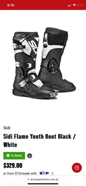 Sidi on sale flame boots