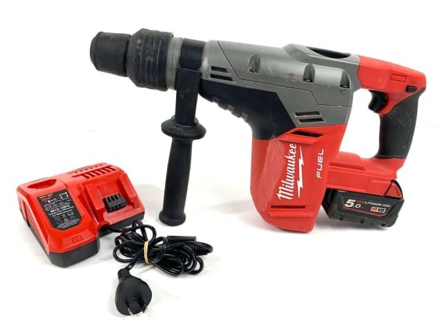 Milwaukee M18 Fuel 40mm SDS Rotary Hammer Drill Kit (M18 CHM) - Power ...