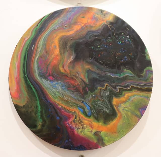 Bright Fluro Round Canvas Painting Other Home Decor Gumtree