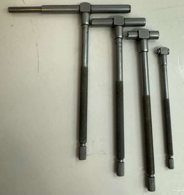 MITUTOYO TELESCOPIC GAUGE SET *MISSING TWO PIECES * A,C,D,E - 378884