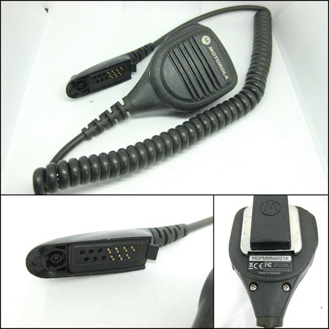 Motorola MDPMMN4021A 2 Way CB Radio Microphone with Earpiece Jack
