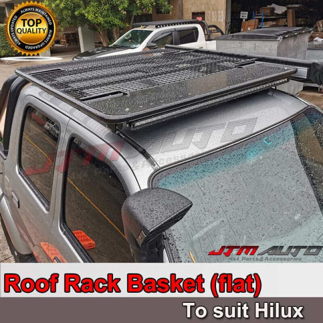 UniversalBlack Roof Rack RoofBasket(Flat)2suitToyotaHiluxN60******2004