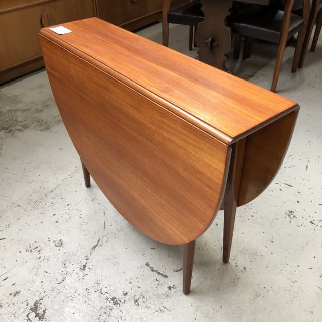 retro drop leaf dining table