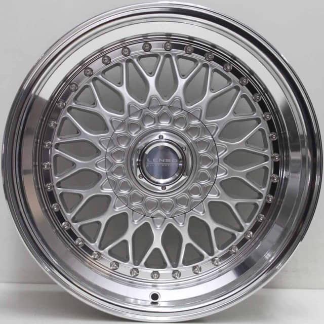 17 Inch Genuine Lenso Alloy Wheels Bbs Style Wide Pack To Suit Bmw E30 