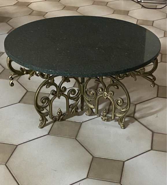 Vintage Kentcast Coffee Table / Granite Coffee Table Coffee Tables