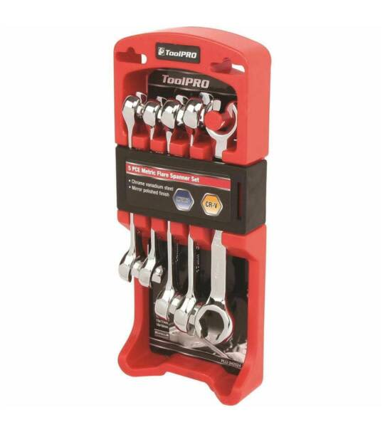 9x1116x18mm 5pc Double End Flare Nut Wrench Spanner Set Hand Tools