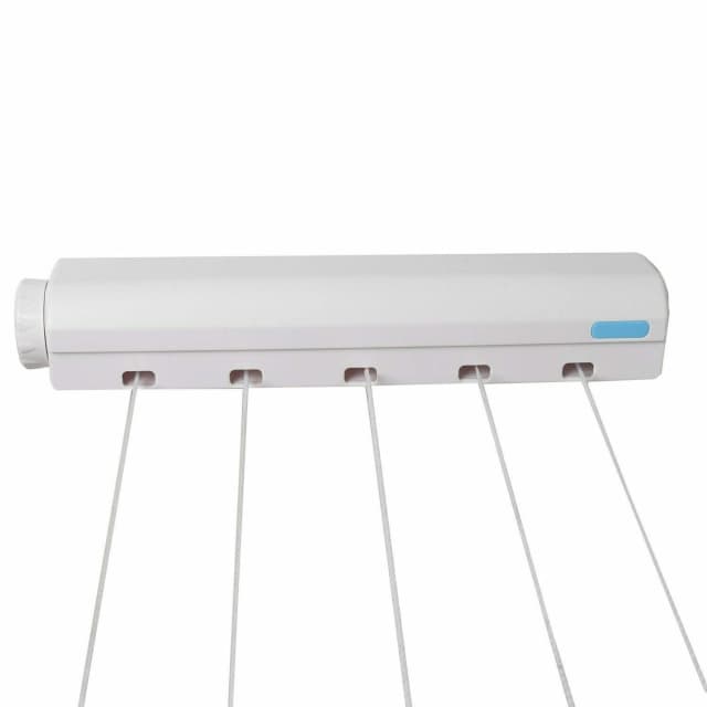 Indoor Retractable Washing Line Clothes Hanger Removable Drying Rack