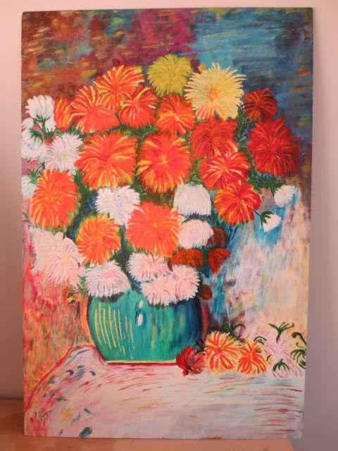 Painting of Vase of Flowers | Art | Gumtree Australia Wyong Area ...