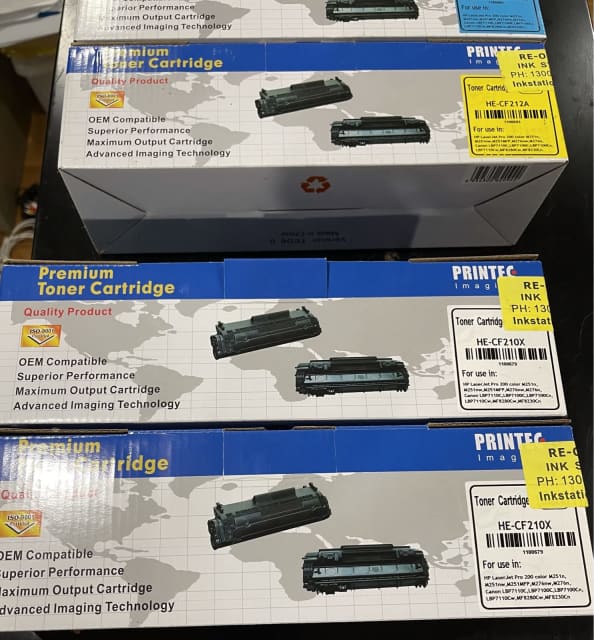 Toner Cartridges HP Laser Jet Pro 200, Canon LBP7110C Printers