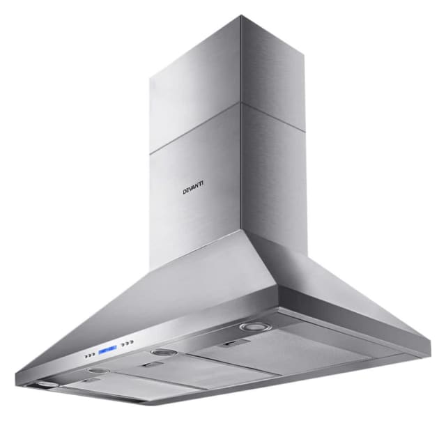 Devanti 1200mm Commercial BBQ Rangehood Silver Cooktops & Rangehoods