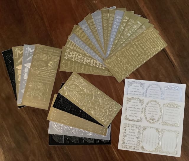 Sticker Sheets for Card Making/Craft Various BUNDLE Art Gumtree