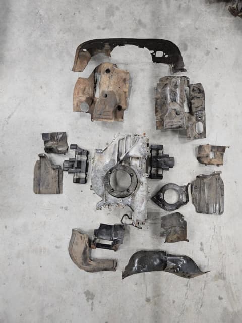 VW Type 4 Complete Tinware Set | Engine, Engine Parts & Transmission ...