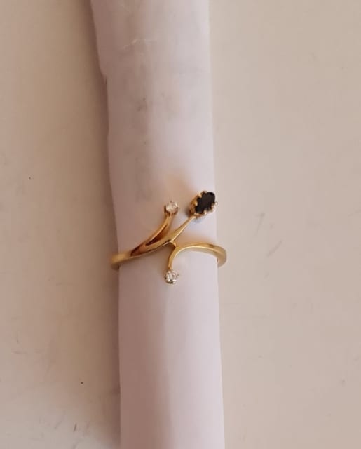 Gold ring 18ct 18k diamonds sapphire broken vintage Women's Jewellery