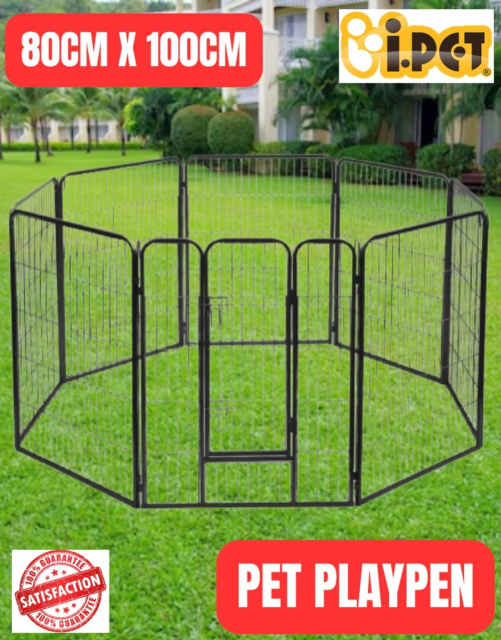 Enclosure 8 Panel Pet Dog Playpen Cage Kennel Limited Stock Pet