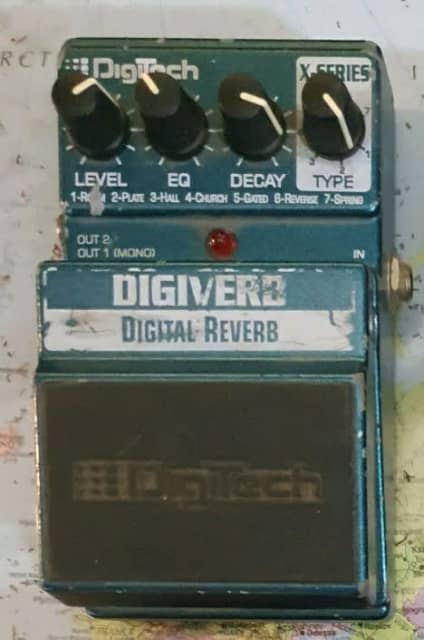 Digitech Digiverb Reverb Guitar Pedal | Instrument Accessories