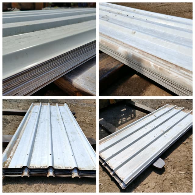 Lot of 32 white trimdek roof sheets 1695 long Building Materials Gumtree Australia Brisbane
