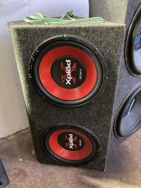 sony dual subwoofer