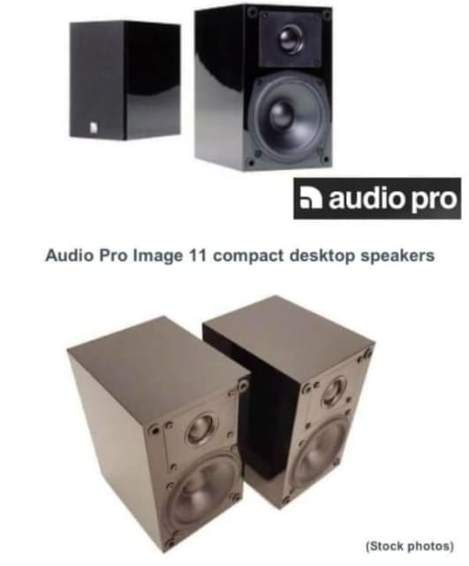 Audio Pro Image 11 speakers (in box) - Rare *near mint condition