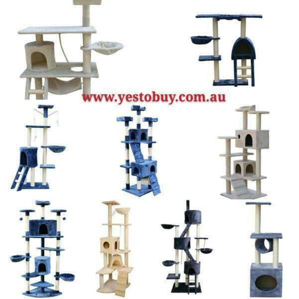 Wide Range of Cat Scratch Scratching Post Cat Tower Toy House Pet