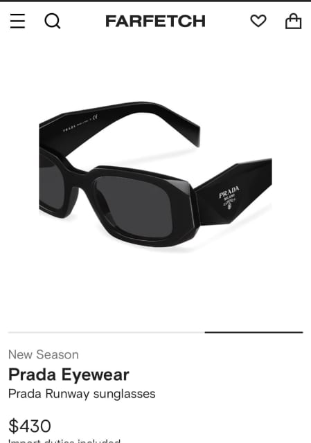 *NEW* Prada UNISEX Runway Sunglasses | Accessories | Gumtree Australia  Bayswater Area - Noranda | 1309029355