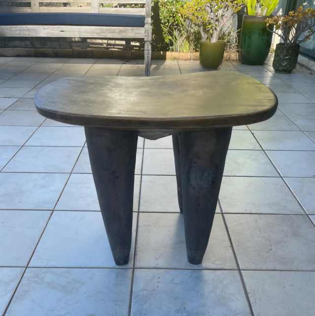 African senufo stool side table - wood - Buffets & Side Tables in ...