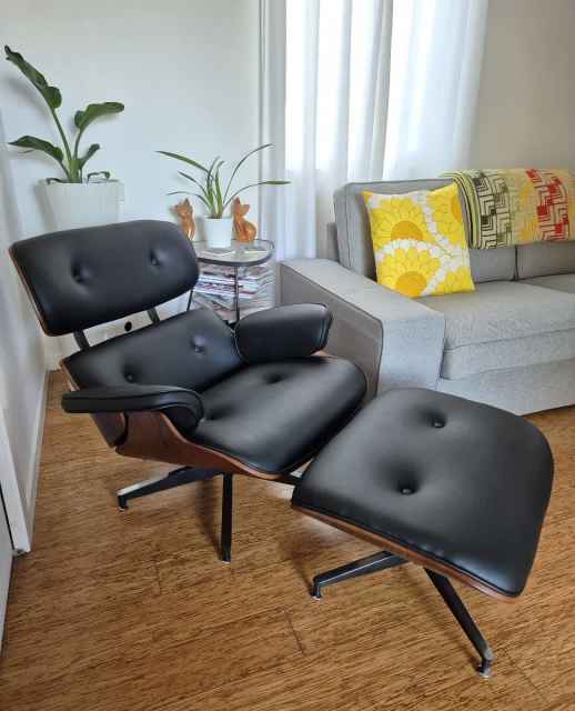 Replica Eames Chair with Ottoman Armchairs in Deagon QLD Gumtree